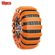 10Pcs Chain Auto Winter Tire Wheels Chains Anti Skid Chains For Car Truck SUV
